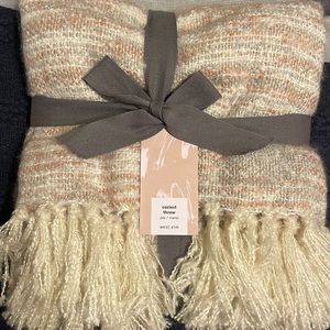 West Elm cozy throw